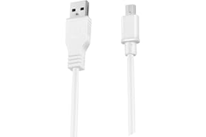 VRLLINKING USB PC Calculator Charger Cable for Texas Instruments Calculators TI-84 Plus CE Graphing Calculator,TI 89,TI-Nspire CX CX CAS,TI84 Plus CE Color C Silver Calculators,Charging Data Cable 3.3ft/1m White