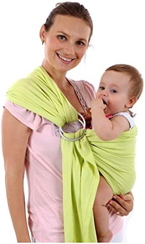 Quner Baby Wrap Carrier Lightweight Comfortable Baby Carrier with Ring Sling for for Infants and Babies