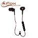 iFox - iFE1 Bluetooth Sports Earphones with Built-in Mic and Volume Control - Wireless Pairing to All Bluetooth Devices - Sweatproof Comfort Fit Design