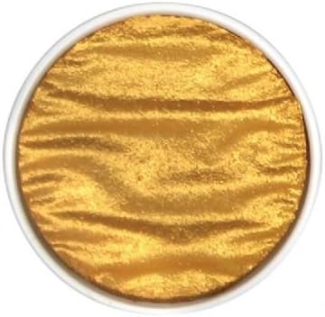 Coliro Finetec Artist Mica Watercolor Pan Refills Pearl Colors 1.2" (Gold Pearl)