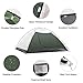 SEMOO Double Layer ,3-4 Person, 3-Season Lightweight Camping/Traveling Tent with Carry Bag