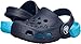 Crocs Unisex-Child Electro Clogs, Navy/Electric Blue, 10 Toddler