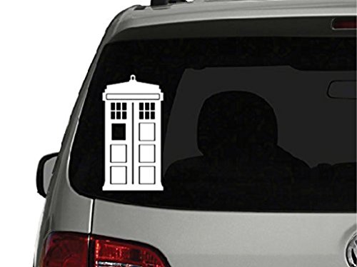 CCI080 - Doctor Who Tardis Car Window Vinyl Decal Sticker 5" Tall