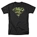 SUPERMAN/CAMO LOGO - S/S ADULT 18/1 - BLACK