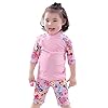 Girls-UPF-50-Two-piece-Bathing-Suit-Rash-Guard