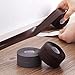 Caulk Strip for Bathtub Bathroom Pack of 2 Caulk Tape Self Adhesive PVC Waterproof Sealing Tape Edge Protector for Kitchen Countertop, Sink, Bathturb, Toilet, Gas Stove and Wall Corner, Dark Coffee