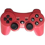 Wireless Bluetooth Game Controller for PS3, Gamepads for PlayStation 3 (Red)