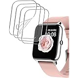 smaate Soft Screen Protector for P22, Compatible with Smartwatch P22 Donerton Popglory CanMixs Kalinco PIBO 1.4inch 4-Pack, T