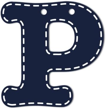 CoCaLo Mix & Match Navy Hanging Letters, P