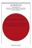 Image de Essays in International Trade and Public Economics (Finanzwissenschaftliche Schriften)