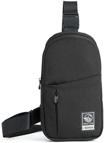Simplicity Sling Bag Chest Pack Casual Crossbody Travel Shoulder Bag for Men Women Outdoor Cycling Hiking Running Camping Shopping