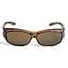 Over Glasses Sunglasses - Polarized Fitover Sunglasses with 100% UV Protection - By Pointed Designs- Style 1 (Leopard)