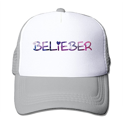 Belieber Hat Mesh Back Adjustable Ash 