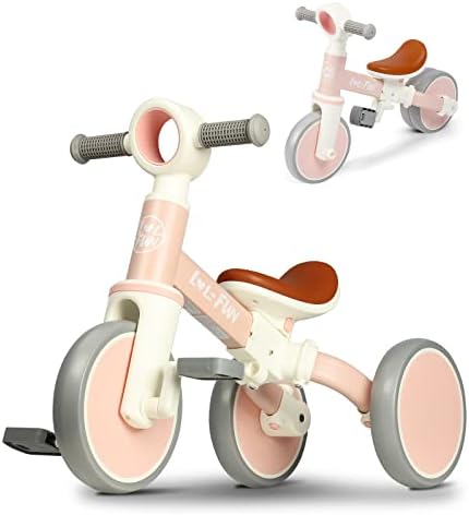 LOL-FUN Baby Balance Bike for Year Old Boys Girls Gift, in