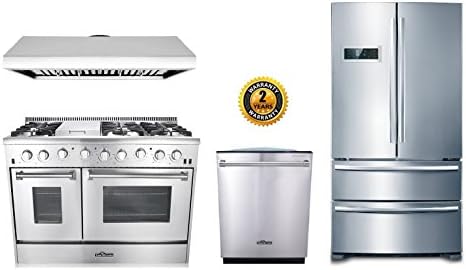 Amazon Com Thor Kitchen 4 Piece Bundle With 48 6 Burner