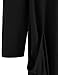 Romwe Women's Long Sleeve Pockets Casual Swing Loose T-Shirt Dress Grey S