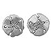Corinna-Maria 925 Sterling Silver Sand Dollar Earrings Studs Tiny Mini Stainless Steel Posts and Backs