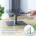 Adjustable Laptop Stand, Lamicall Laptop Riser : Multi-Angle Height Adjustable 360°Rotation Computer Notebook Stand Desktop Holder Compatible with Apple MacBook, Mac, Air, Pro, Dell XPS, HP(10-17″)thumb 2