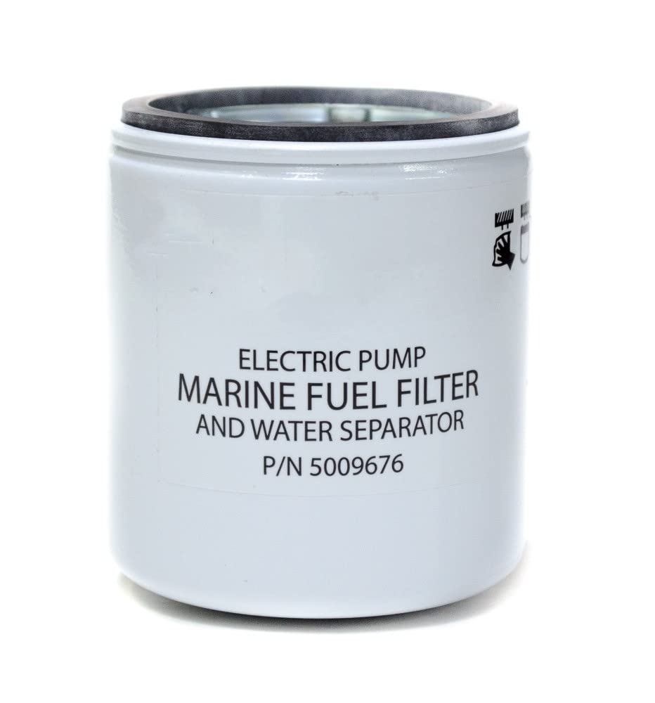 Photo 1 of QKHH 5009676 Water Separating Fuel Filter Replace for OEM Evinrude Johnson BRP Fuel Filter/Water Separator Kit, 10 Micron - 5009676