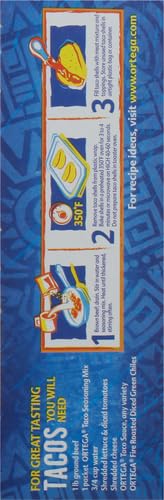 ORTEGA YELLOW CORN TACO SHELLS, 4.9 OUNCE, 12 SHELLS