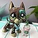 Judy lps Graet Dane Dog #1439 Tattoo Puppy with lps Accessories Starbucksd Kids Collectable Figures