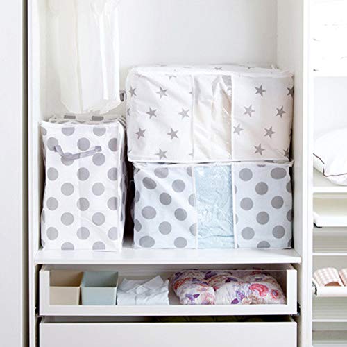 image for OUYAWEI Practical Portable High Capacity Non-Woven Quilt Storage Bag F