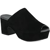 Chocolat Blu Women Shoes Garnnet Chunky Platform Slide