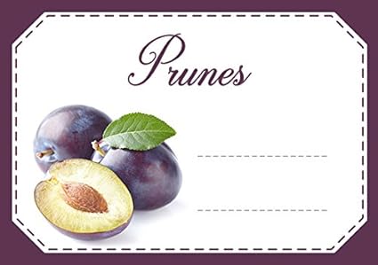 Mon Bio Jardin Lot De 30 Etiquettes Autocollantes Prunes Pour