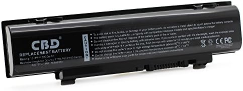 6-cell 5200mAH Replacement battery for Toshiba Dynabook Qosmio F750-11V F750/02Y F755 F755-3D290 F755-S5219 F755-3D320 F755-3D350 series Compatible Battery for Toshiba PA3757U-1BRS, PABAS213
