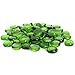 Royal Imports Glass Flat Marbles Stones Rocks, Party Table Scatter, Wedding Centerpieces Decor, Aquarium Pebbles, Vase Filler Gems, 5 LBS (Approx 500 pcs), Green