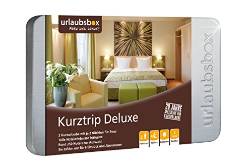 Hotelgutschein für Kurzurlaub 'Kurztrip Deluxe' - Urlaubsbox für 2 Personen Geschenkidee