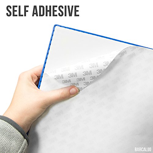 Peel-and-Stick Baseplates - 10 Inch x 10 Inch Baseplate - 4 Pack (2 Blue, 2 Green) Compatible with all Major Brands