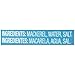 Chicken of the Sea Chub Mackerel Wild Caught, High in Omega 3 Fatty Acids, Protein & Calcium, 15 oz. Can (Pack of 24)