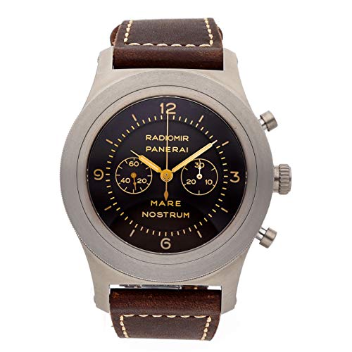 Panerai Mare Nostrum Mechanical (Hand-Winding) Black Dial Mens Watch PAM 603 (Certified Pre-Owned)