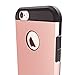 caseguru Armor Guard iPhone 6/6S Case All-Around Shock Resistant Slim Fit Cover - Scratch-Proof - Defender Shield – Rose Gold