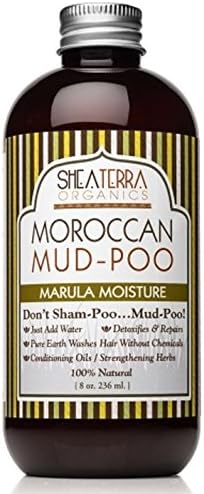 Shea Terra Shampoo Mud-Poo Marula Moisture 8 oz.