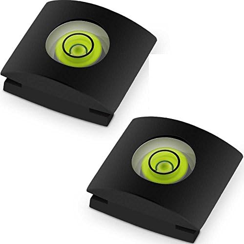 2X Camera Flashlight Hot Shoe Cover with Bubble Spirit Level for Nikon Canon Pentax Panasonic Olympus Fujifilm Leica Samsung Digital Camera