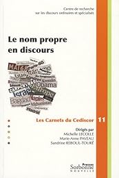 Le  nom propre en discours