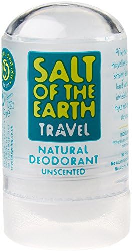 The Healthy Option Crystal Spring Salt Of The Earth Travel Deodorant 50G (6 Pack)