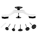 Queenti Car Body Dent Bridge Puller Tool Kits, Pop a Dent Paintless Ding Repair PDR Tools with 20w Hot Melt Glue Gun and 10pcs Glue Stick, Glue Shovel for Car Auto Truck Motorcycle Dent Removal