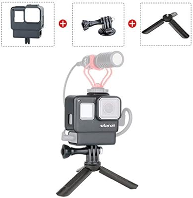 V2 - Carcasa Protectora para GoPro con Caja de Audio, Espacio para GoPro Hero 7 6 5
