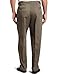 Haggar Men's Work To Weekend Khakis Hidden Expandable Waist No Iron Pleat Front Pant,Olive,34x32