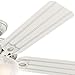 Hunter Fan Company, 53122, 52 inch Beachcomber White Indoor / Outdoor Ceiling Fan with LED Light Kit and Pull Chain