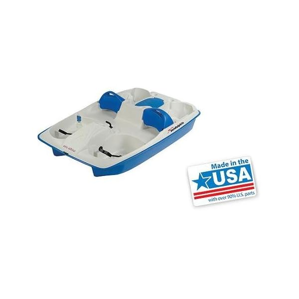 Water-Wheeler-5-Seat-Pedal-Boat-Adjustable-Seat-Built-In-Cooler-Super-Tough-Paddle-Wheel-Blue Water-Wheeler-5-Seat-Pedal-Boat-Adjustable-Seat-Built-In-Cooler-Super-Tough-Paddle-Wheel-Blue