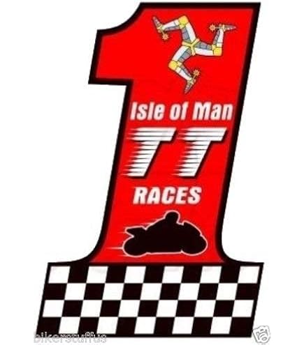 Adesivi Vinile Isola Di Man TT Races - 75mm, Confezione Da 2, Lucidi E Resistente - Foto 4