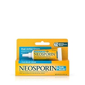 Image of Neosporin + Pain Relief Dual Action Cream, .5 Oz