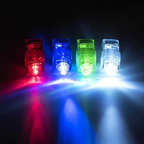 image for PartySticks Light Up Rings LED Finger Lights 100pk – Glow Rings Bulk