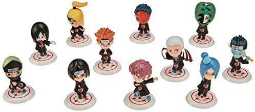 Japanese Manga Naruto Akatsuki Action Figures Set of 11 Pieces Set B by kcslam by kcslam