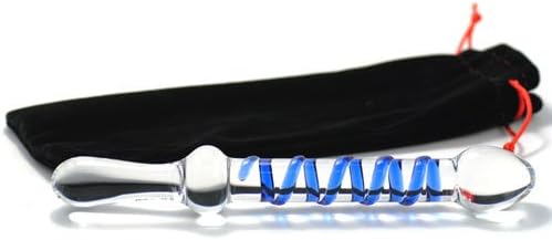 PleasureBox Sex Toy Sensual Glass Dildo Adults Probe, 23.5 cm