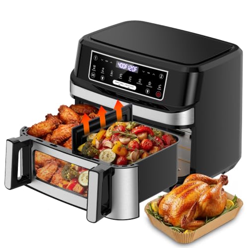 Emphsism 12QT Dual Zone Air Fryer